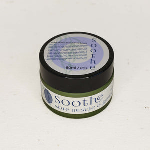 Jar of 'Soothe' cream on a white background