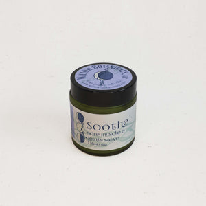 Jar of Soothe cream on a white background