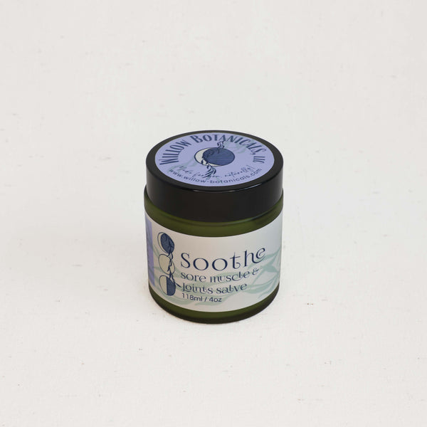 Jar of Soothe cream on a white background